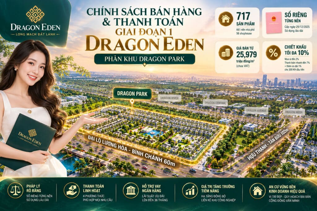 Chính sách bán hàng và thanh toán GĐ 1 Dragon Eden