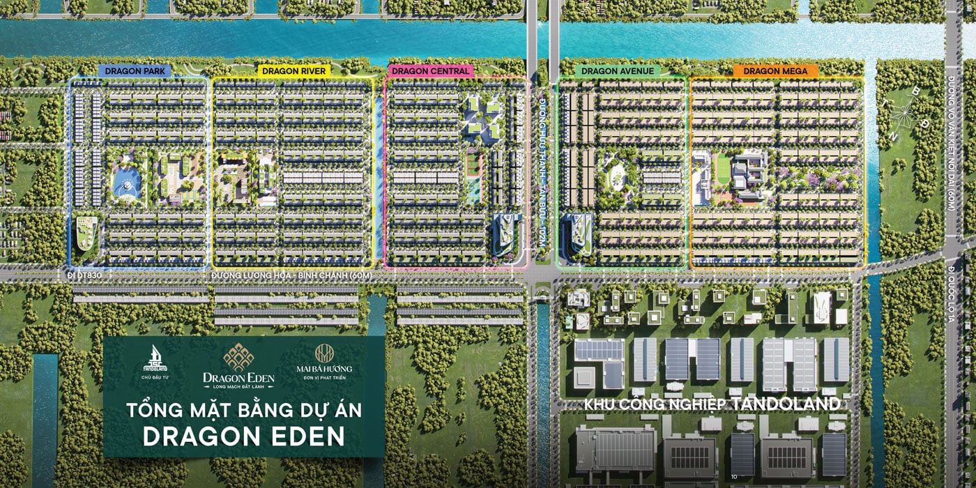 Mặt bằng tổng thể dự án Dragon Eden