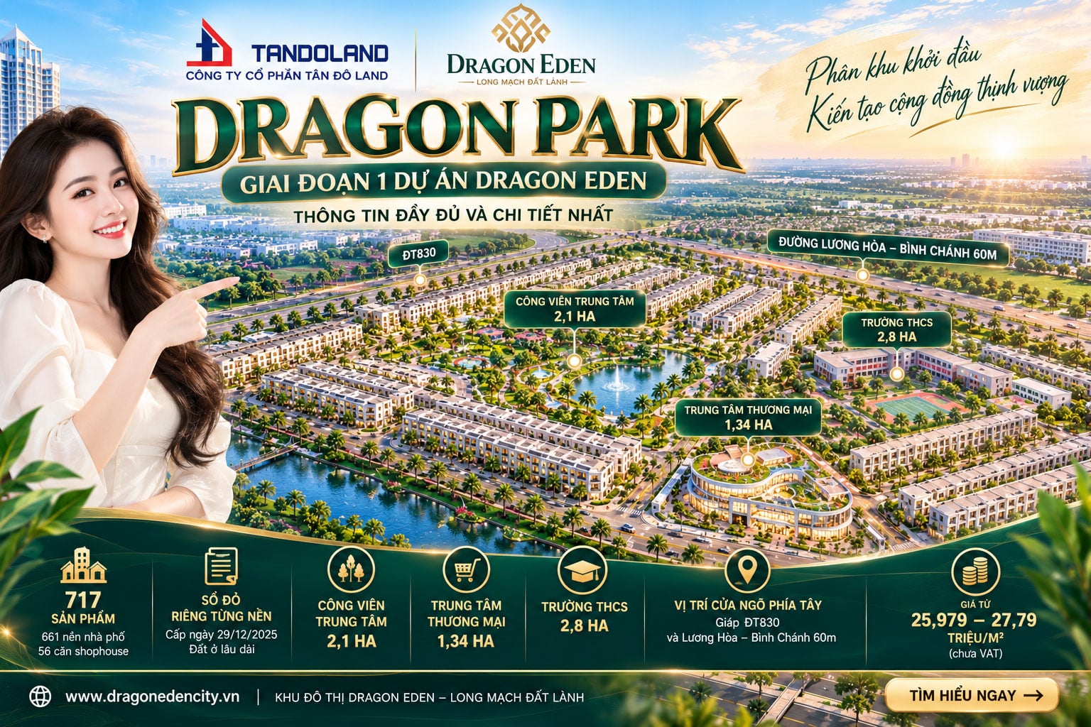 Phân khu Dragon Park – Giai đoạn 1 dự án Dragon Eden
